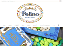 Tablet Screenshot of confettimariopelino.com